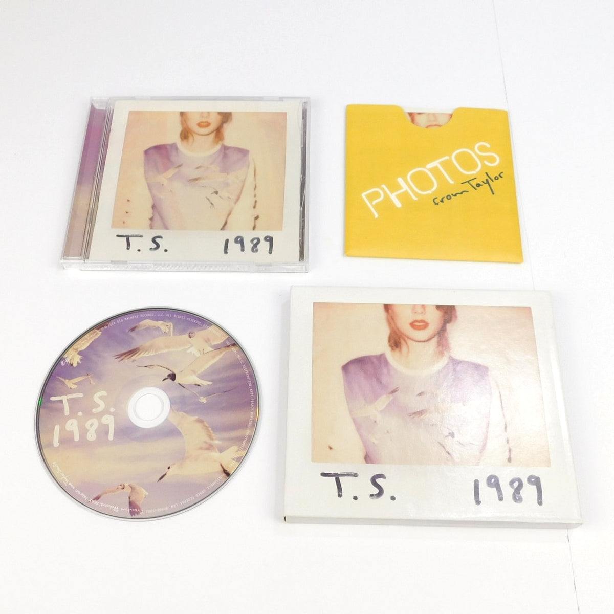 Taylor Swift 1989 CD Tested 2014 Big Machine Records Polaroids 1-13 Complete