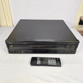 Denon DCM-560 CD Player 5 Disc Carousel Tested Serviced With Remote 1994
