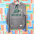 Y2K American Eagle Hoodie Size M Gray Green Pullover