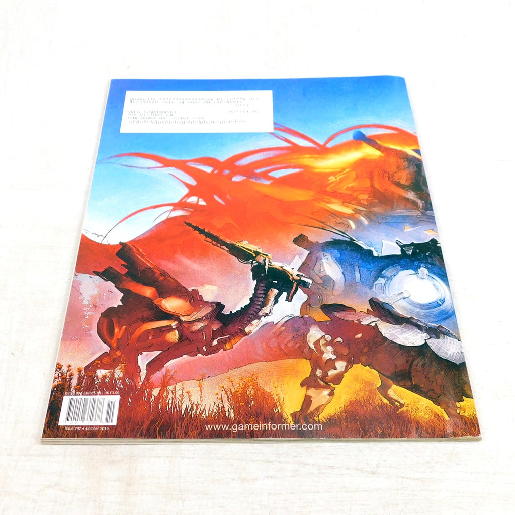 Game Informer Magazine Issue 282 October 2016 Horizon Zero Dawn Cover