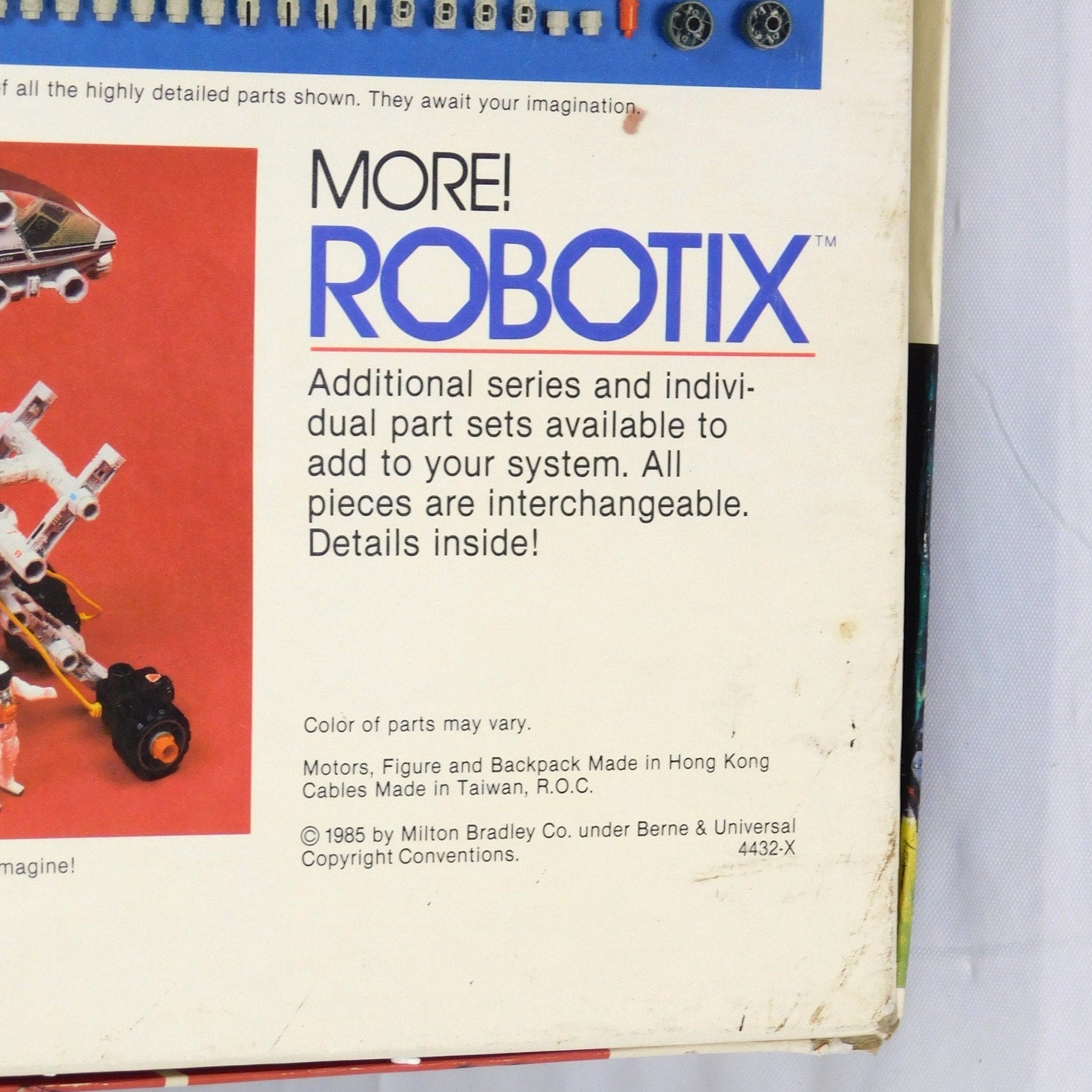Milton Bradley Robotix R-2000 Set 4432 ARGUS No Figure 99% Complete 1985 Retro