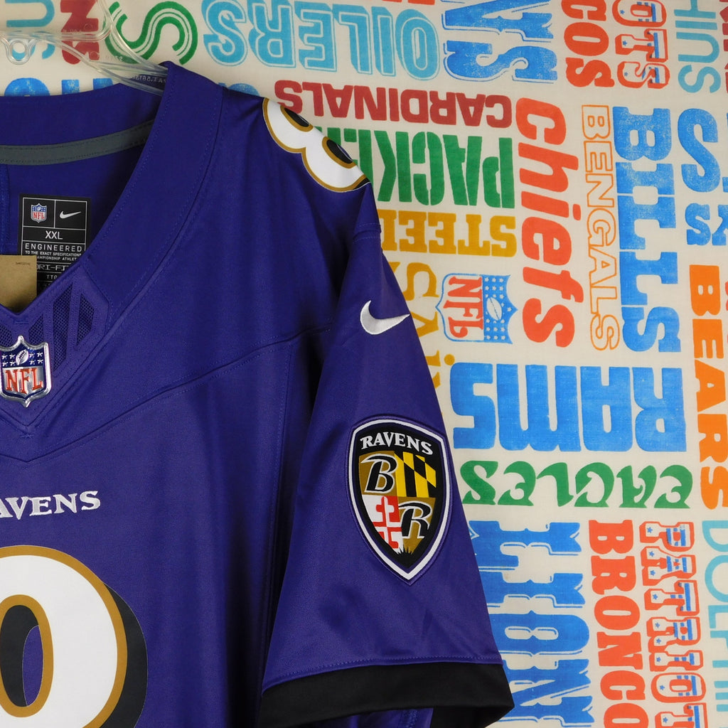 Nike Lamar Jackson Baltimore Ravens #8 Vapor FUSE Jersey Purple XXL NWT