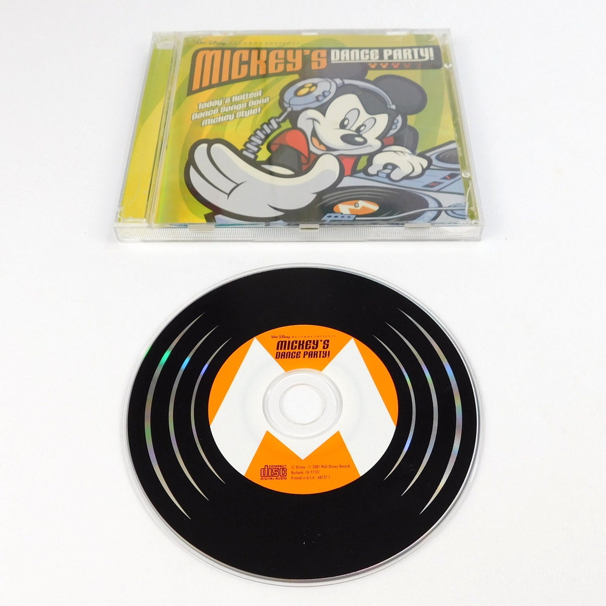 Disney Mickey's Dance Party CD 2001 Walt Disney Records Mickey Mouse Tested