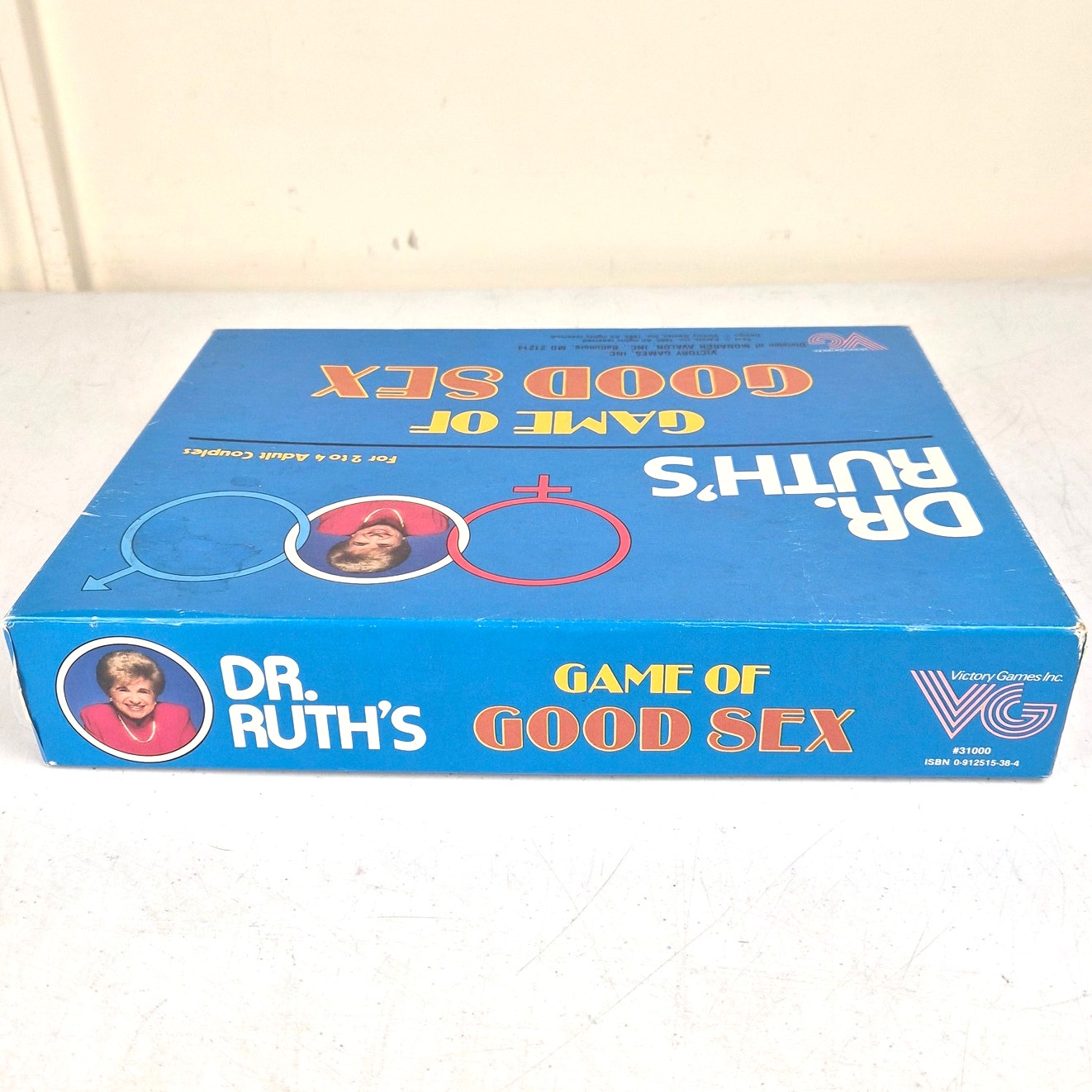Dr. Ruth's Game Of Sex Board Game New Open Box Uncut Cards Complete 1985 Vintage
