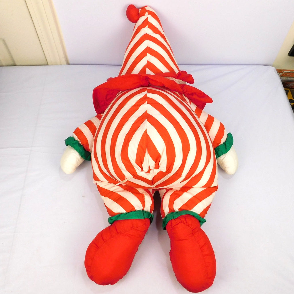 Vintage Clown Plush 1985 AMC Best Friends 28" Red White Striped Squeaky Nose