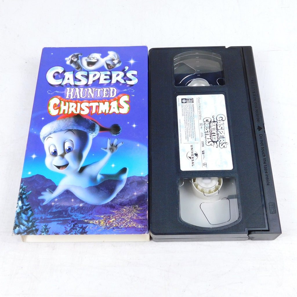 Casper's Haunted Christmas VHS Tested Working Slipcover 2001 Universal Small Box
