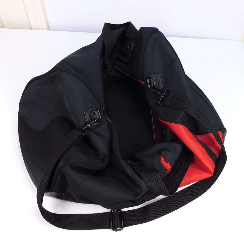 Polo Ralph Lauren Fragrances Promo Duffel Bag Black Red Pony Travel Gym 20x12x12