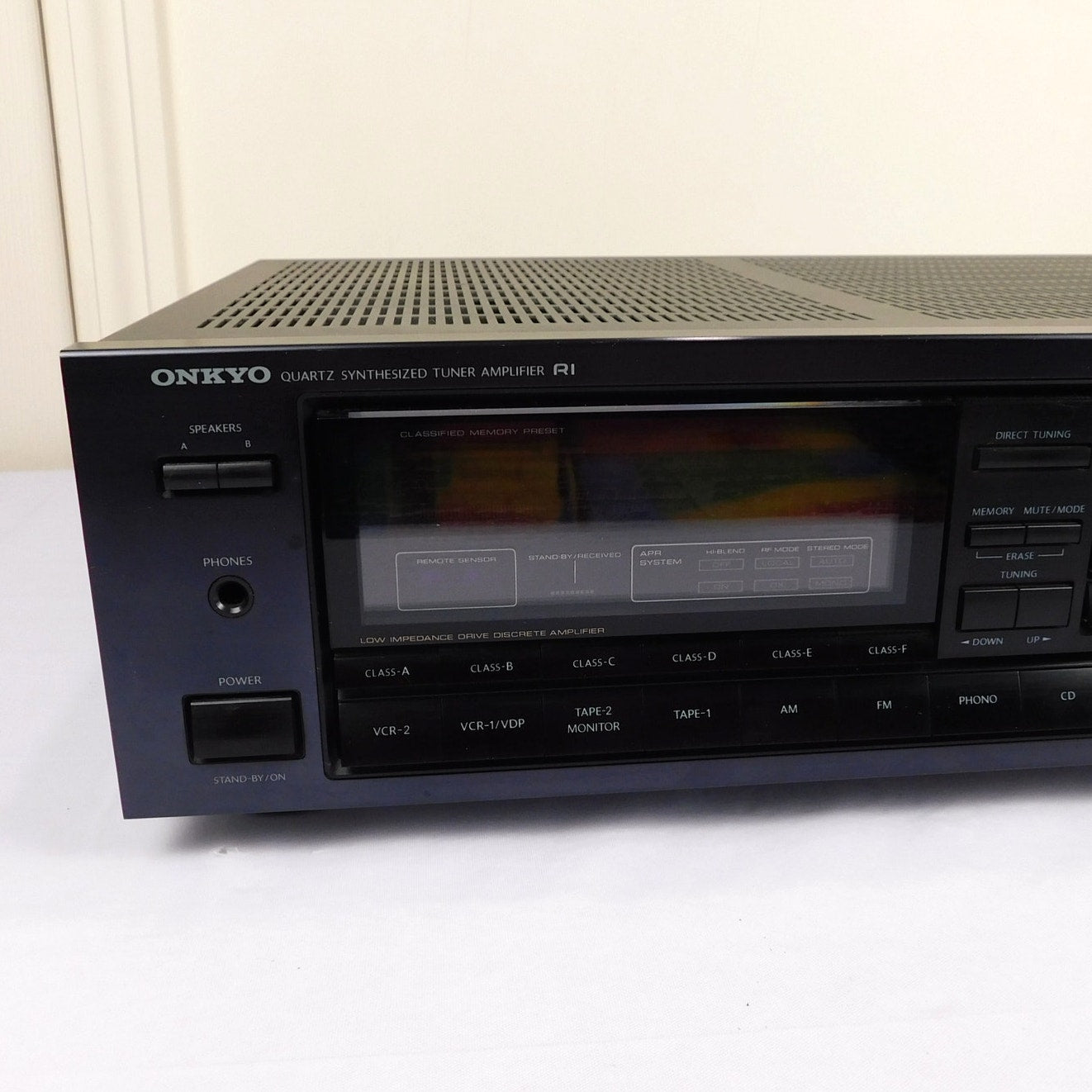Onkyo TX-844 Quartz Synthesized Tuner Amplifier Fully Tested No Remote 90s
