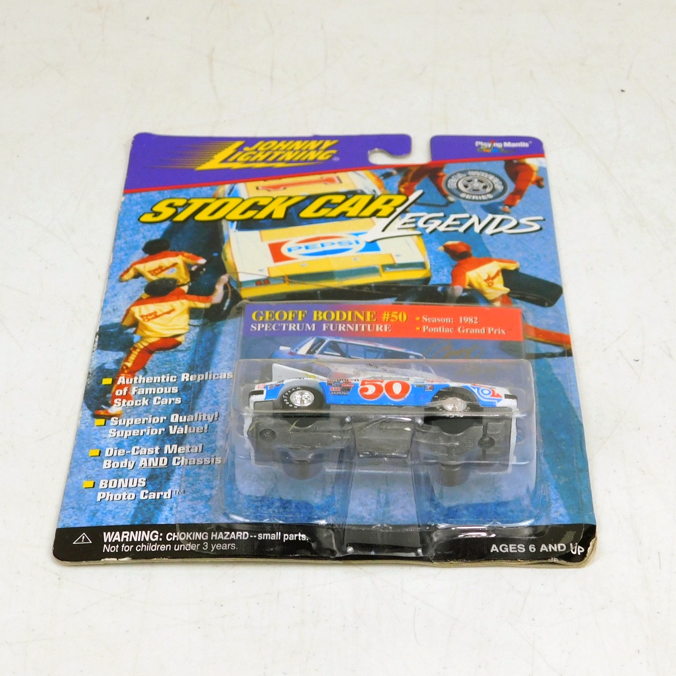 Johnny Lightning Stock Car Legends Geoff Bodine Diescast 1982 Pontiac Grand Prix