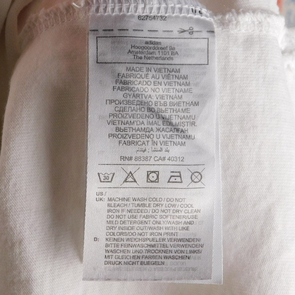 Adidas Love Unites Trefoil Logo Art Oversized T Shirt - Women's Size S