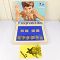 Vintage JR Magnastiks Magnetic Construction Toy Set w/ Box and Manual 1968