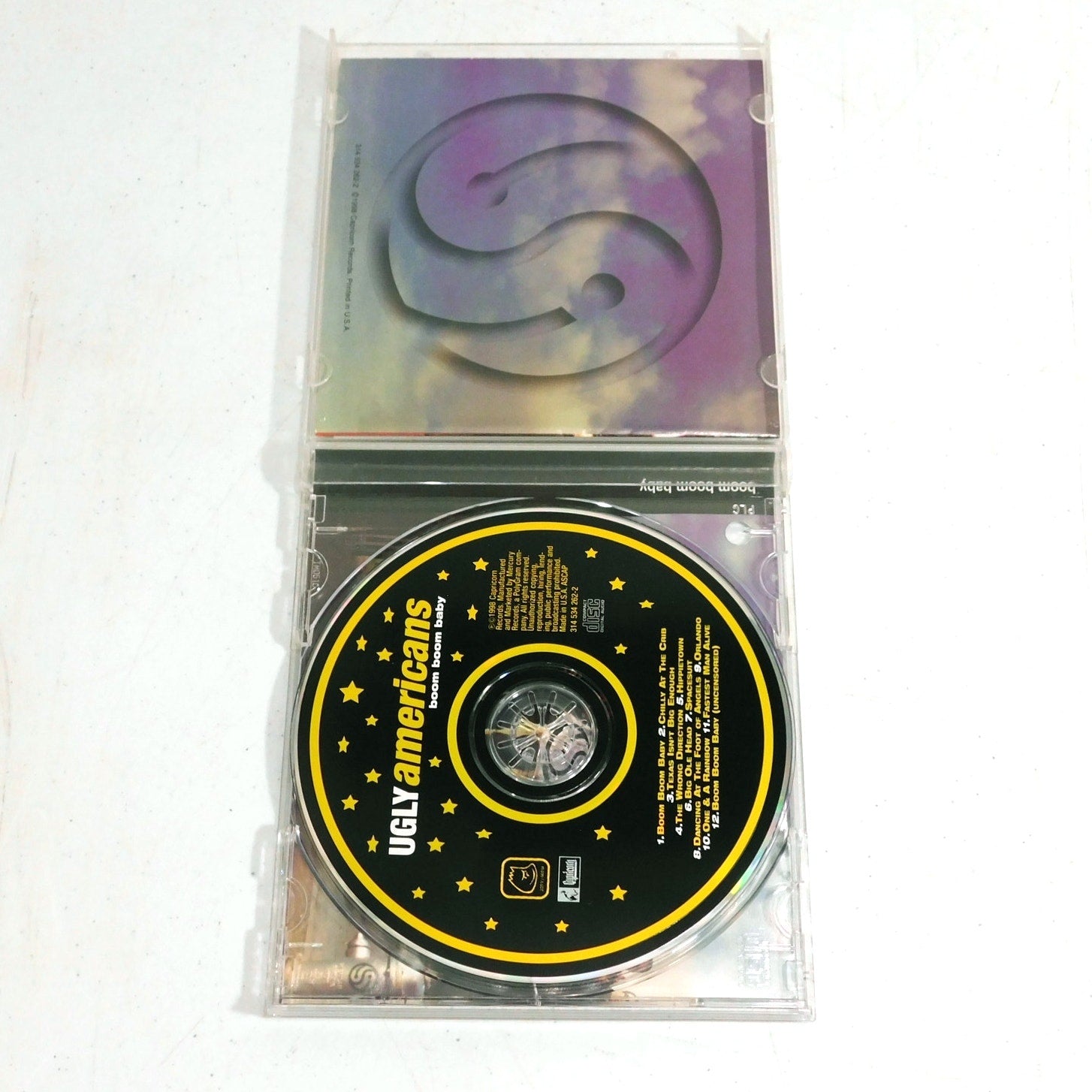 Ugly Americans Boom Boom Baby Promo CD 1998 Capricorn 314 534 262-2