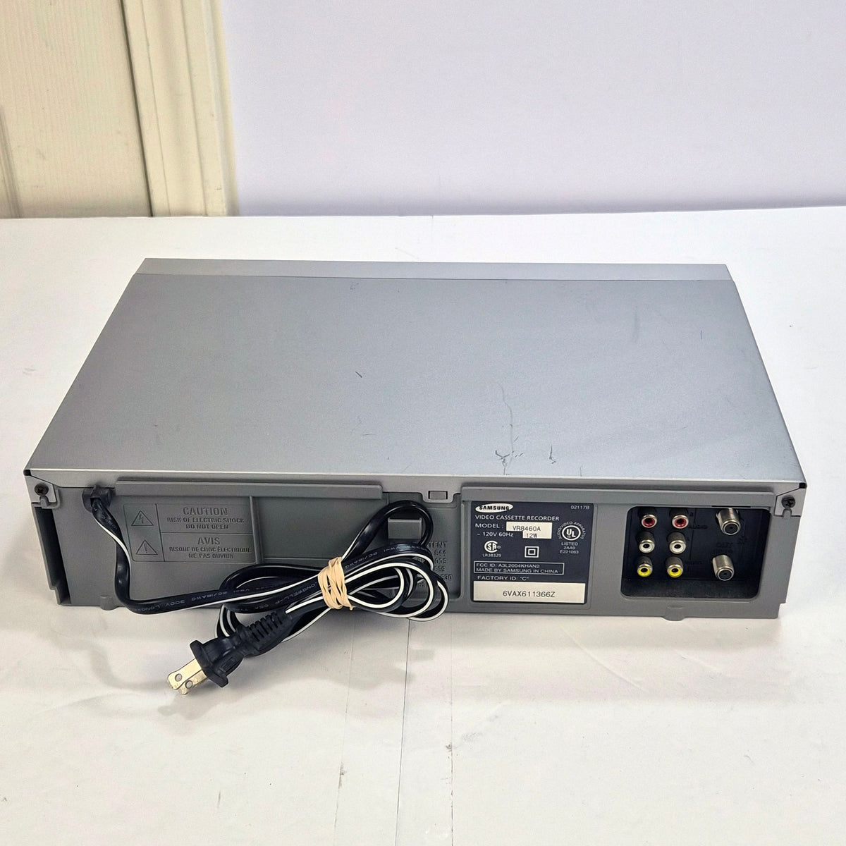 Samsung VR8460A VCR VHS Player 4 Head Hi-Fi Stereo Fully Tested No Remote