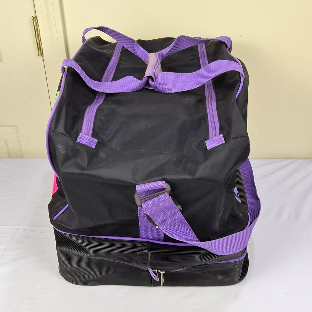 Vintage Rossignol Neon Ski Duffle Bag 80s 90s Retro Apres Ski Gym Travel Bag