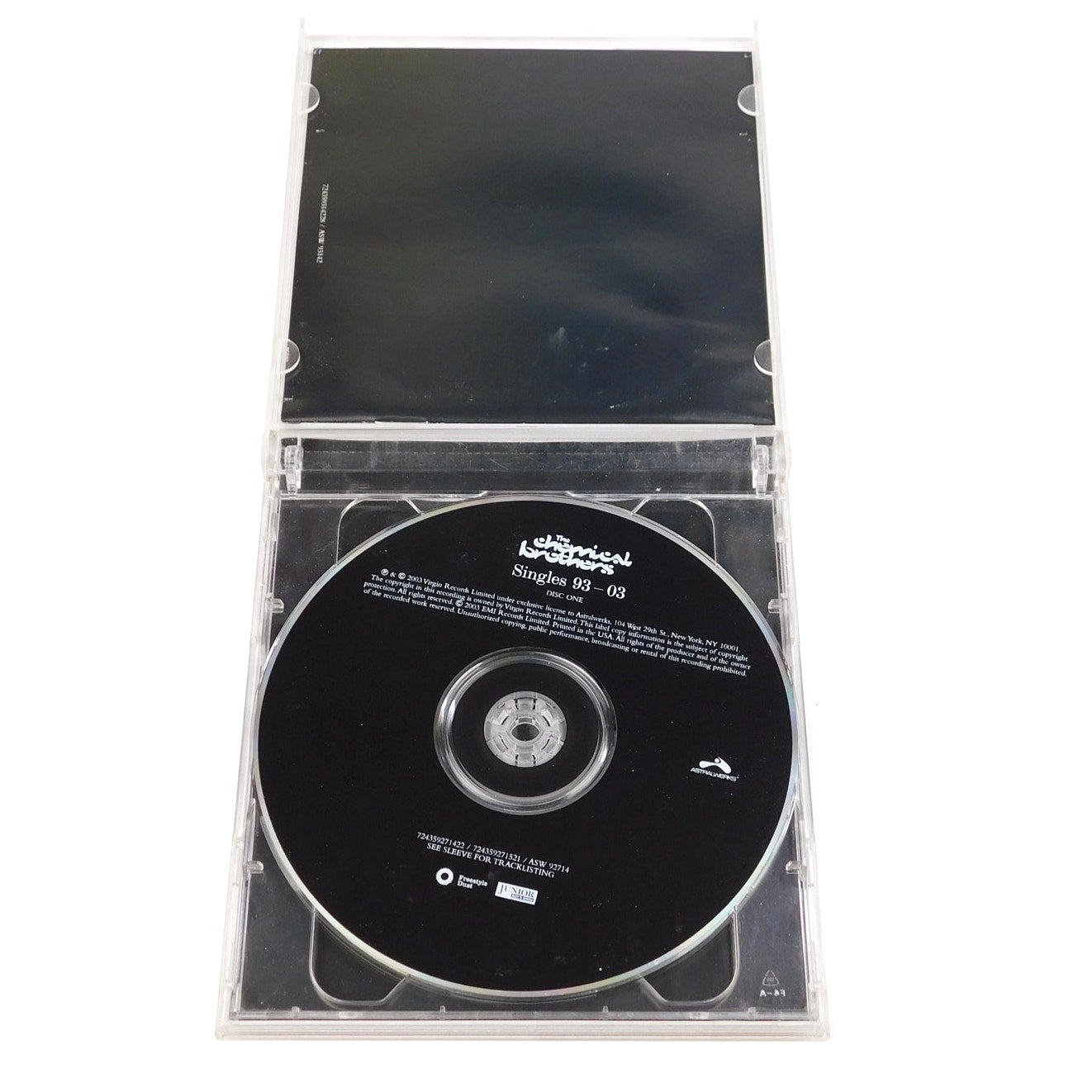 The Chemical Brothers Singles 93-03 CD 2003 Freestyle Dust ASW 92714 Two Disc