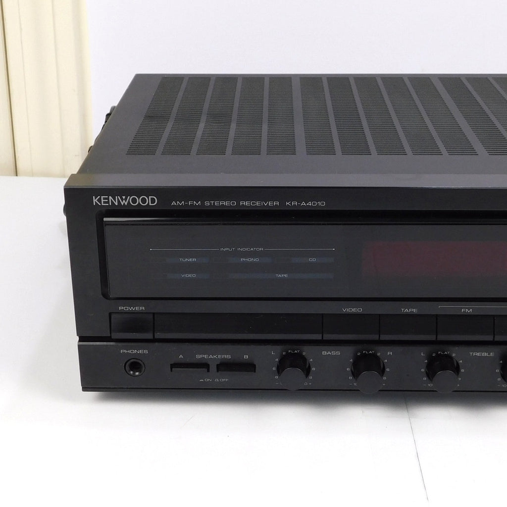 Kenwood KR-A4010 Stereo Receiver Tested Working 45W 2 Channel No Remote Phono In