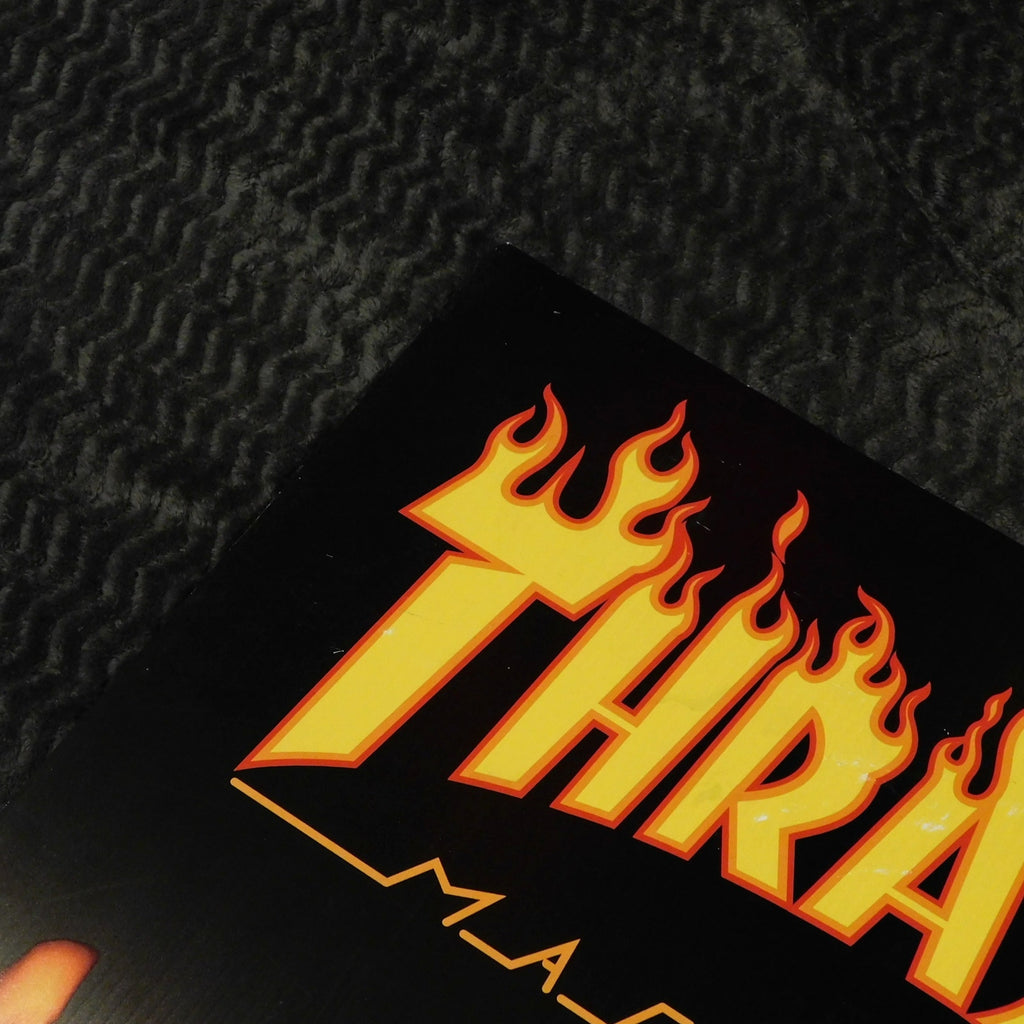 Thrasher Magazine Vans Zumiez Promo Sign 30.5x24 Skateboard Flame Shoes