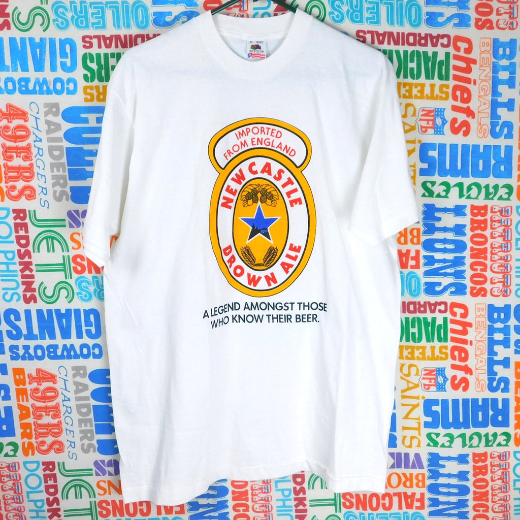 90s Newcastle Brown Ale T Shirt - Size XL