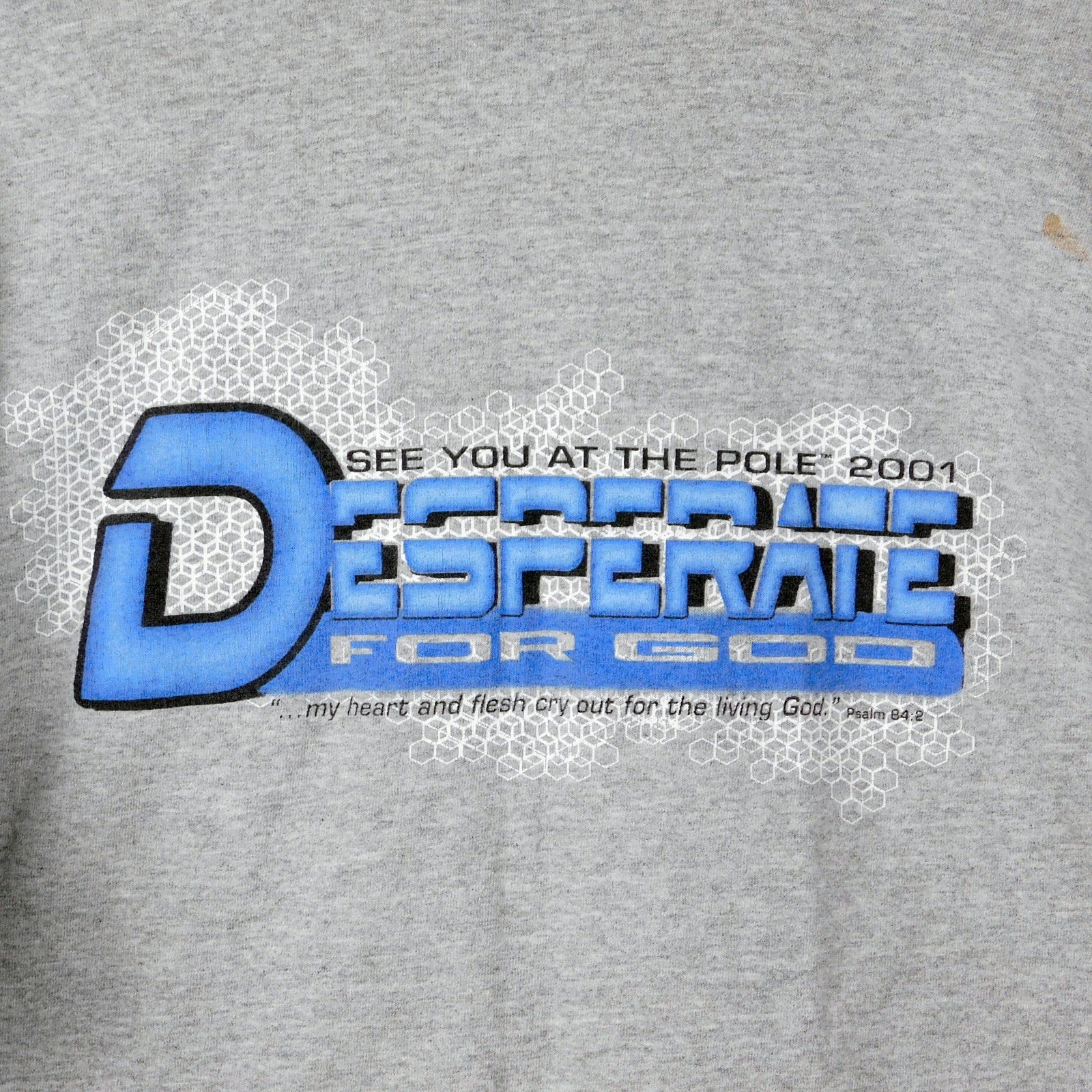 Desperate For God See You At The Pole 2001 T Shirt - Size XL