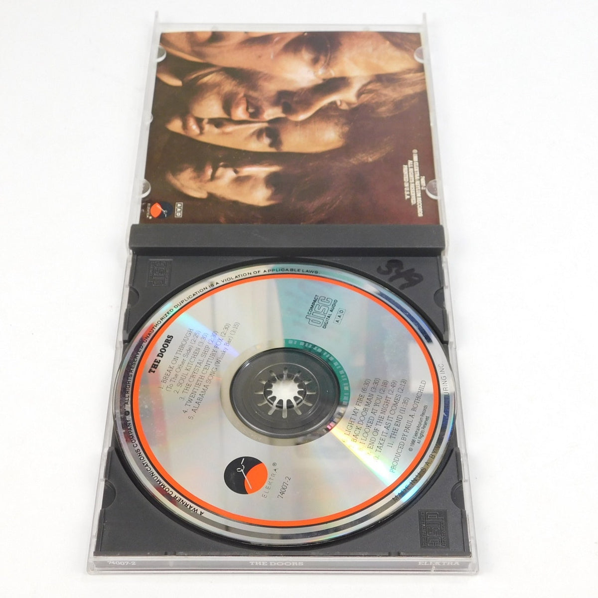 The Doors Self Titled CD 1988 Reissue Tested Elektra 74007-2