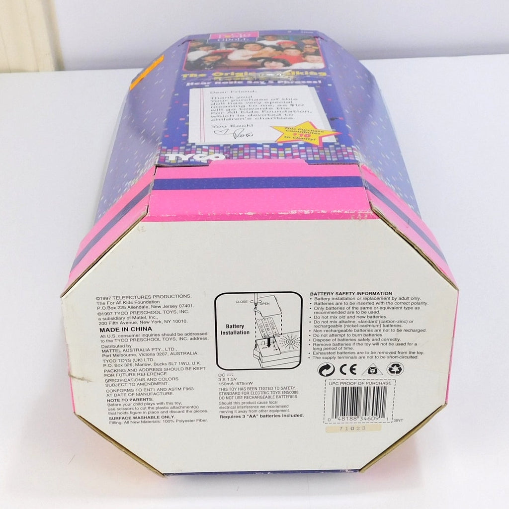 Vintage 1997 Tyco Rosie O'Doll Rosie O'Donnell Talking Doll In Box Toys R Us
