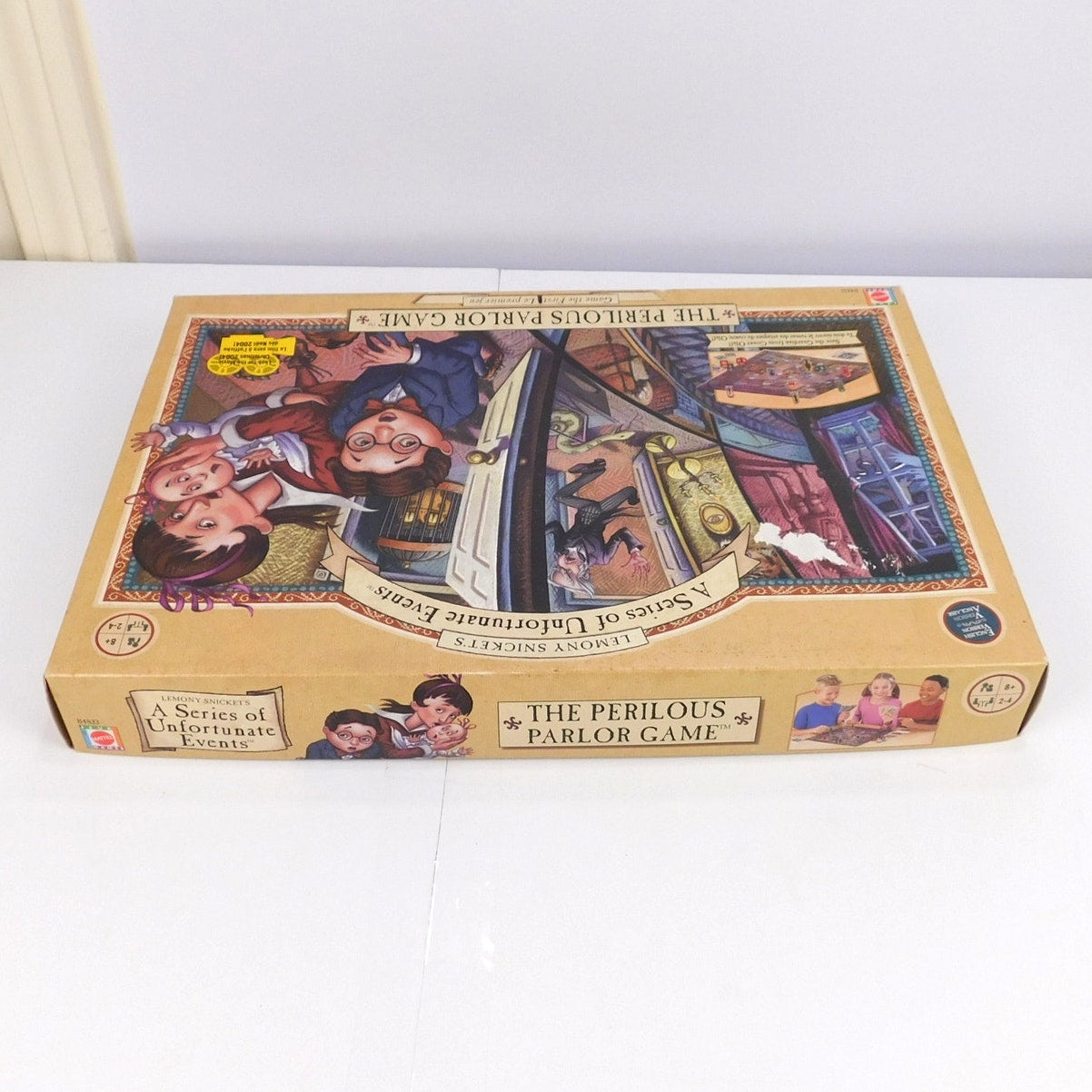 A Series Of Unfortunate Events Perilous Parlor Board Game Complete Mattel 2004