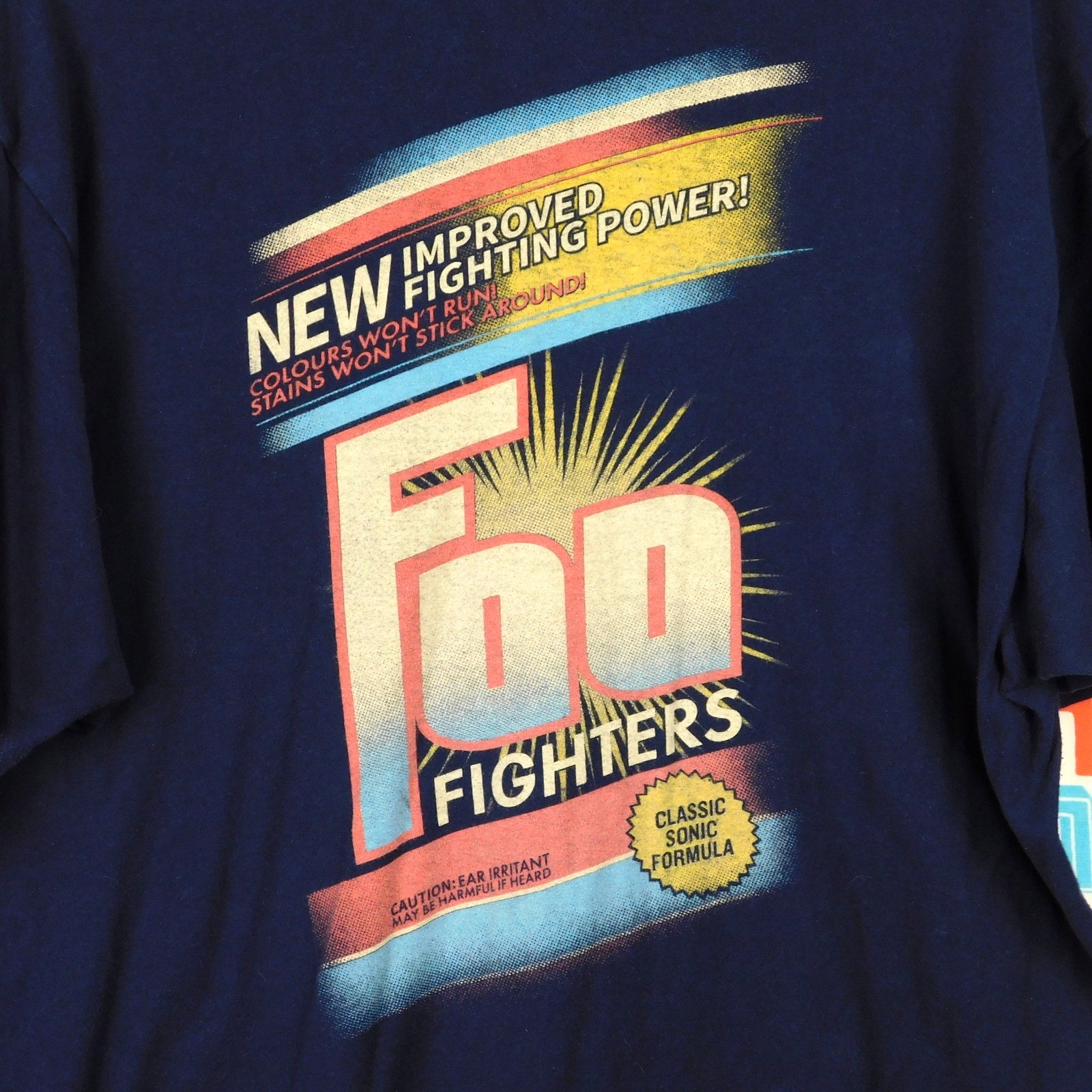 Foo Fighters "New Improved Fighting Power" T Shirt - Size XL