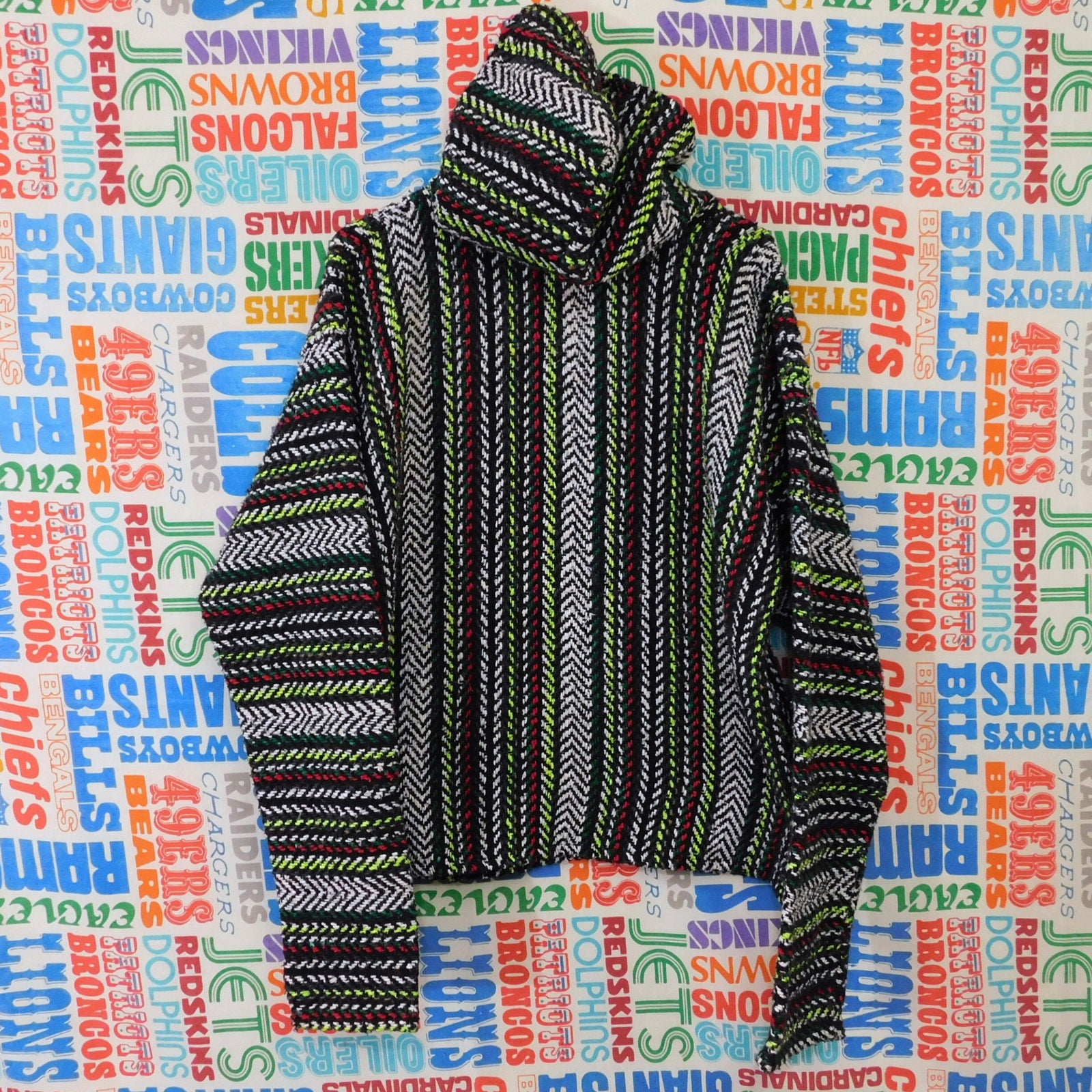 Baja Joe Pullover Drug Rug Hoodie - Size M
