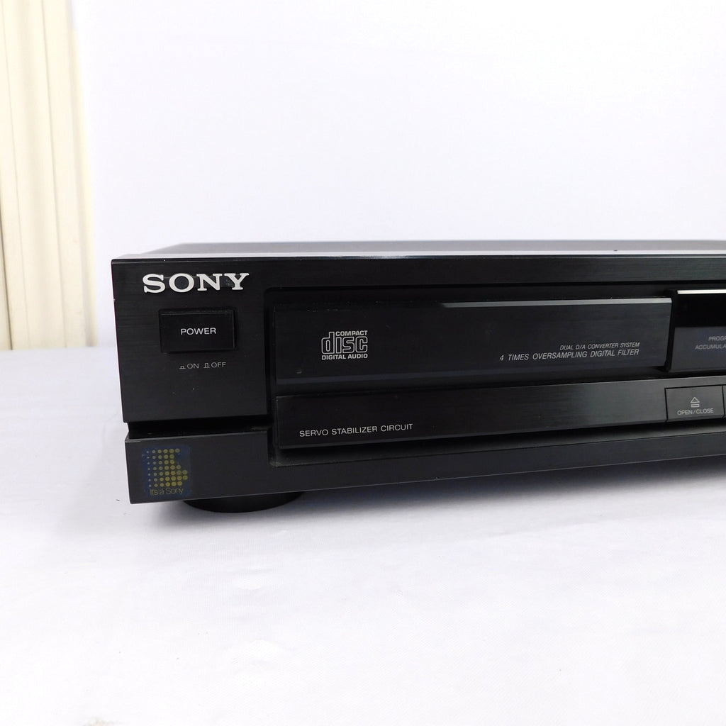 Sony CDP-190 CD Player Single Disc Fully Tested Serviced Vintage 1989 Japan