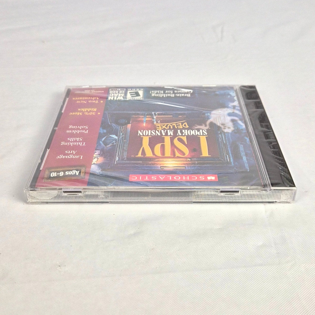 I Spy Spooky Mansion Deluxe PC CD ROM Game New Sealed 2004 Scholastic Win Mac