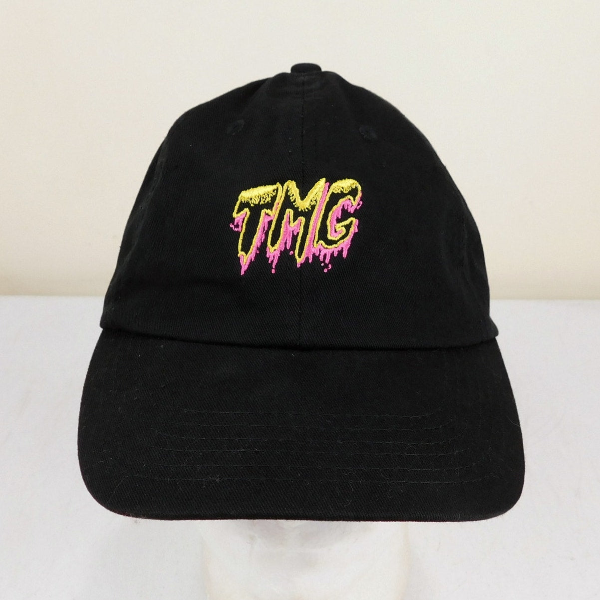 Tiny Meat Gang (TMG) Neon Drip Logo Strapback Hat - Adjustable