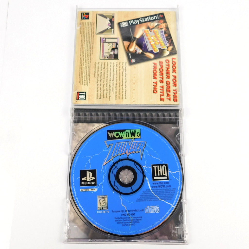 WCW NWO Thunder Sony Playstation 1 PS1 Complete Tested Working 1998