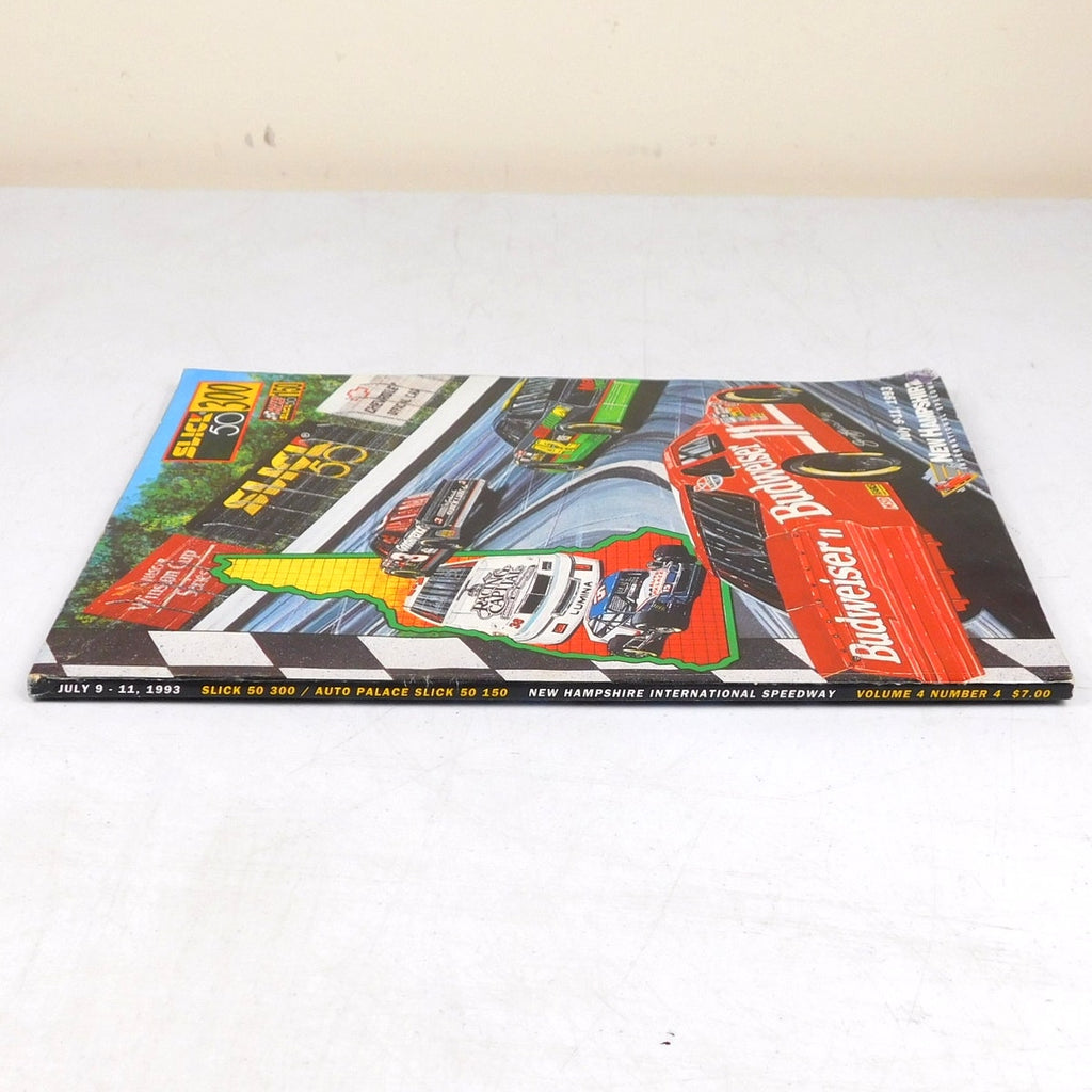 Vintage NASCAR Program 1993 Slick 50 300 New Hampshire NHIS Bill Elliott