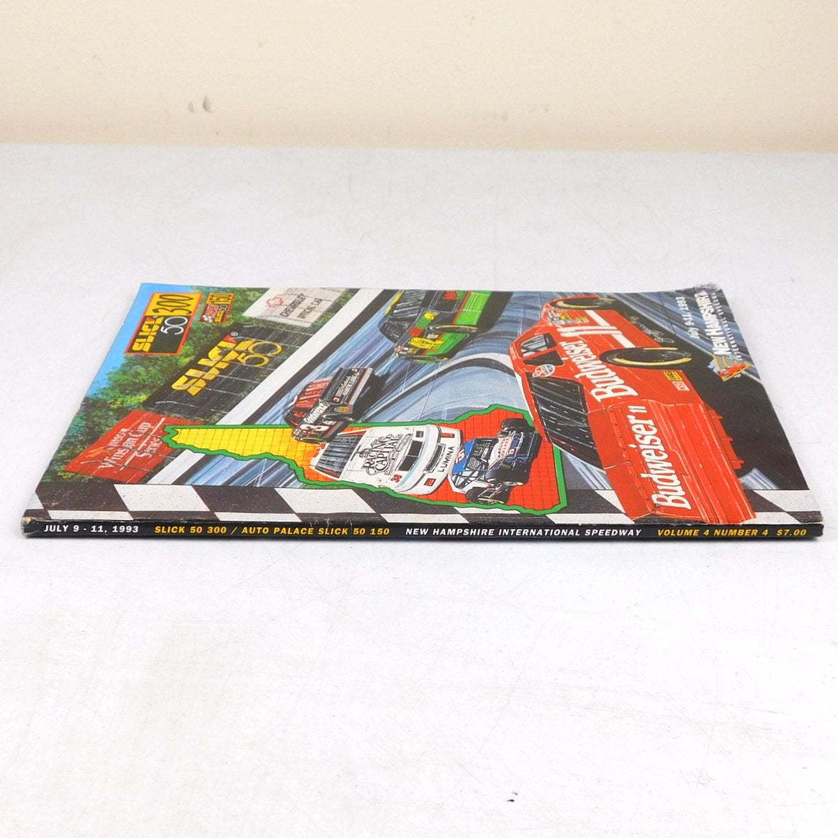 Vintage NASCAR Program 1993 Slick 50 300 New Hampshire NHIS Bill Elliott