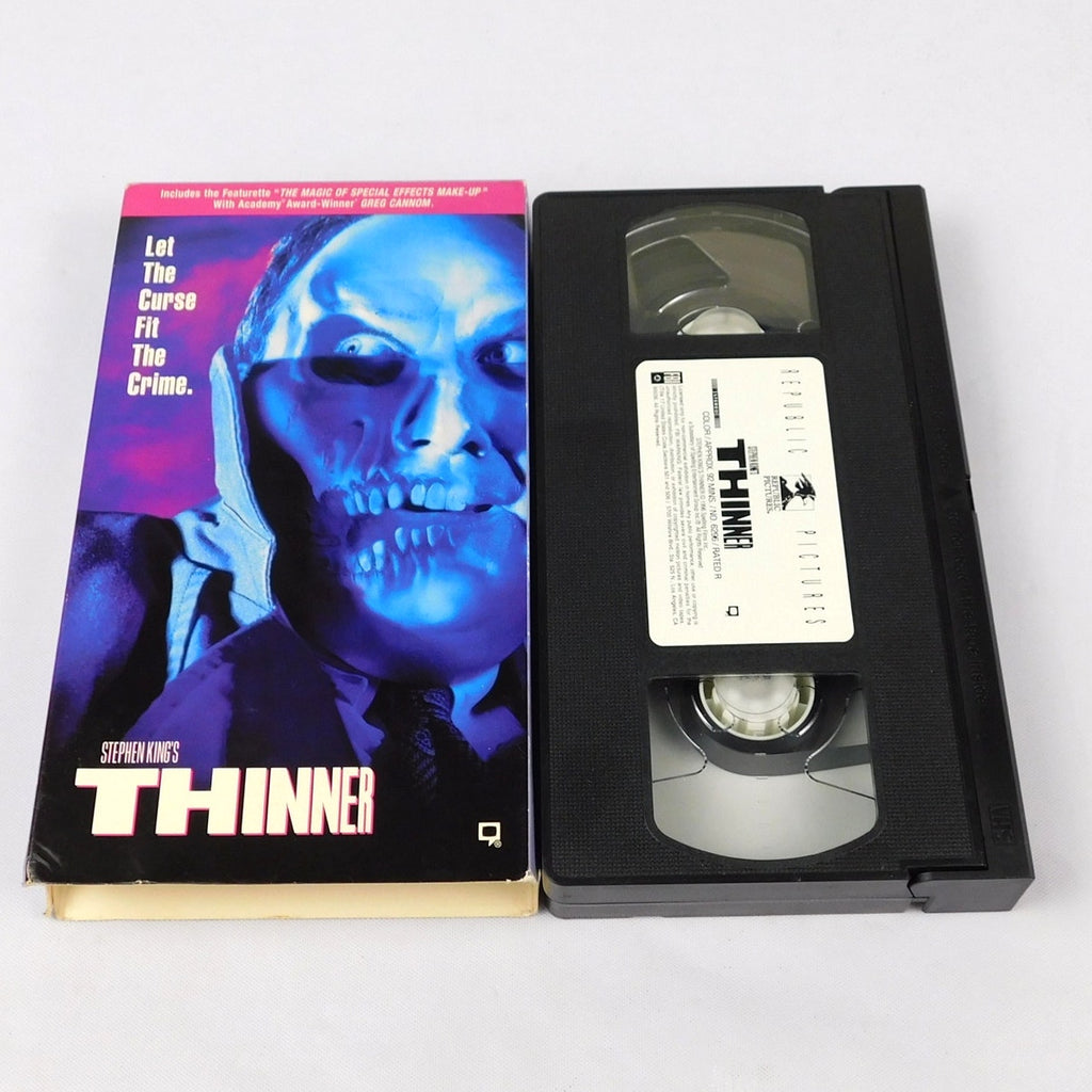 Stephen King's Thinner VHS 1996 Tested Republic Pictures Body Horror