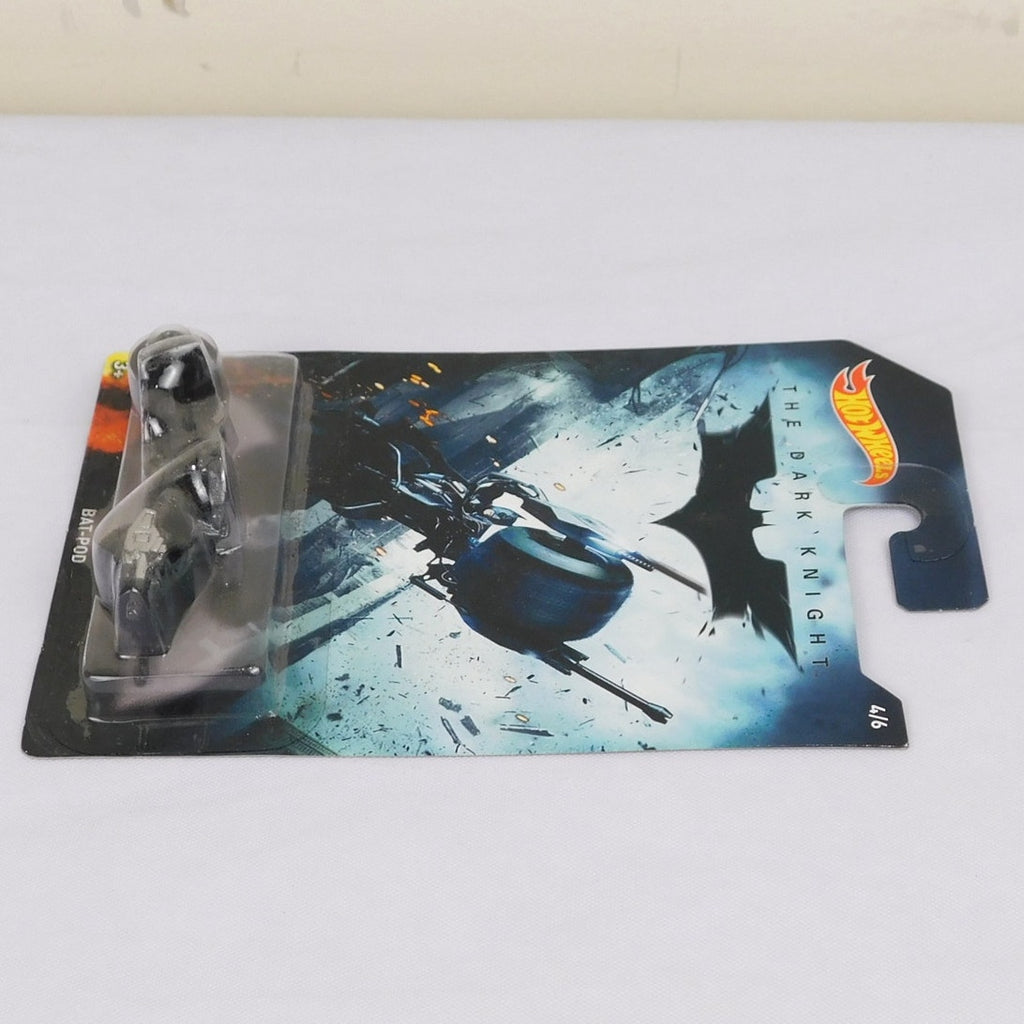 Hot Wheels Bat-Pod Motorcycle Batman The Dark Knight 2014 New Sealed 4/6