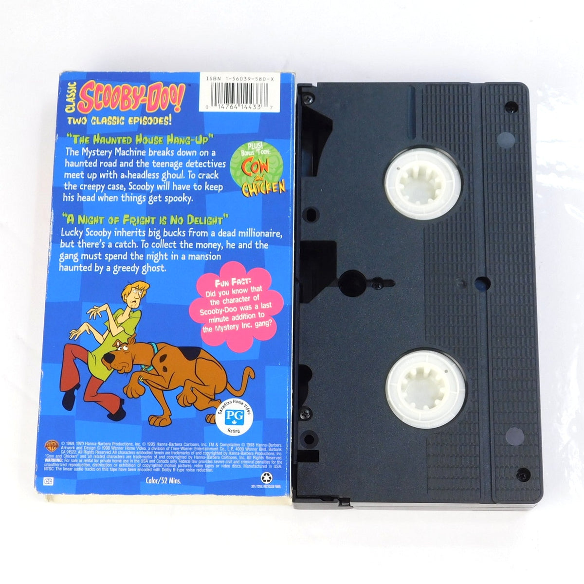 Scooby Doo Haunted House Hang Up VHS Cartoon Network Classic Tested 1998