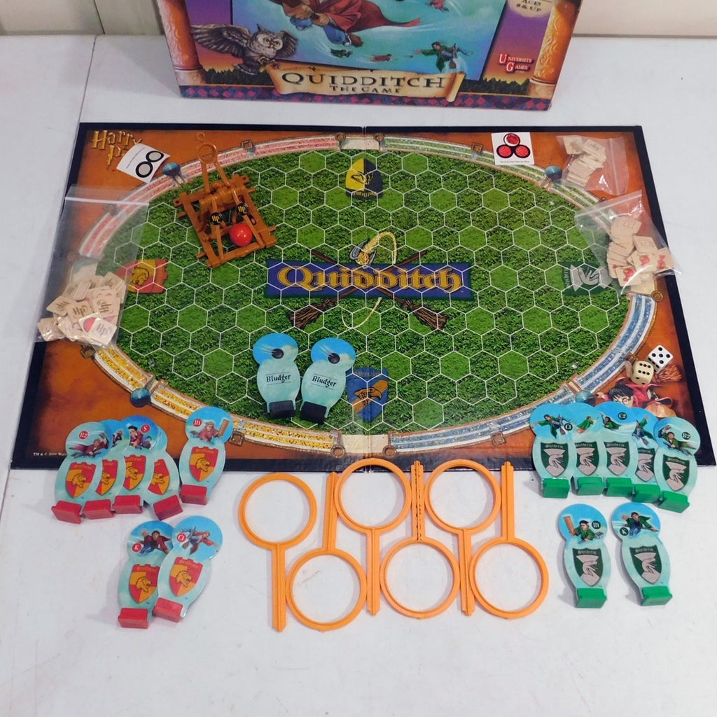 Harry Potter Quidditch Board Game 2000 Complete Except Instructions