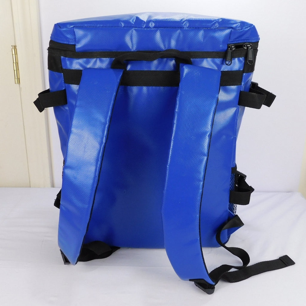 Corona Extra Cooler Backpack Insulated Zip Top Blue Label Promo Straps 18x13x5