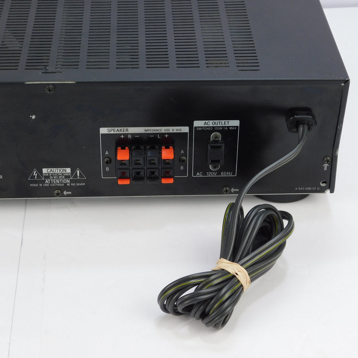 Sony STR-AV570X Stereo Receiver Amplifier AM FM Phono Vintage Tested Working