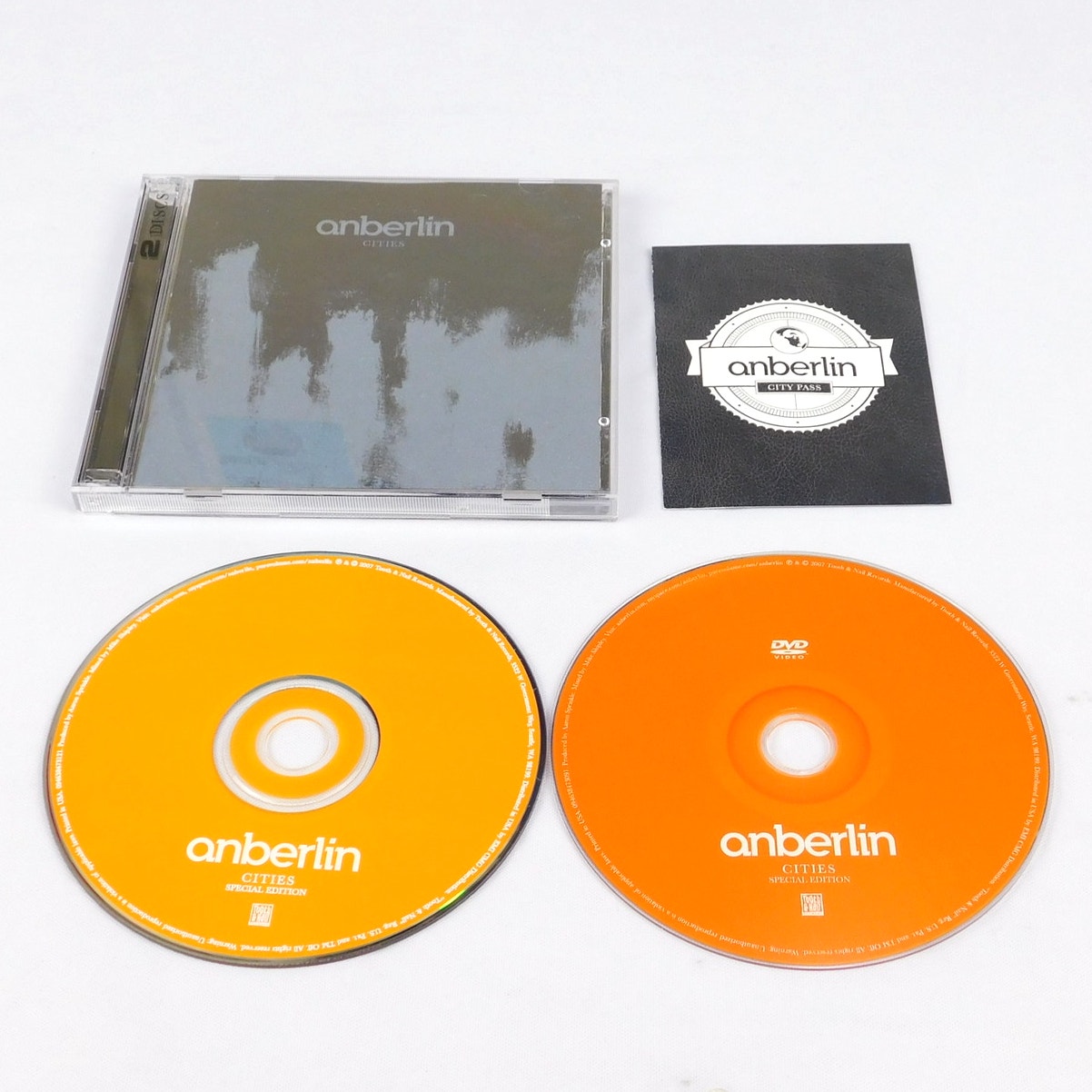 Anberlin Cities CD DVD Set 2 Discs Special Edition 2007 Tooth & Nail TND84730