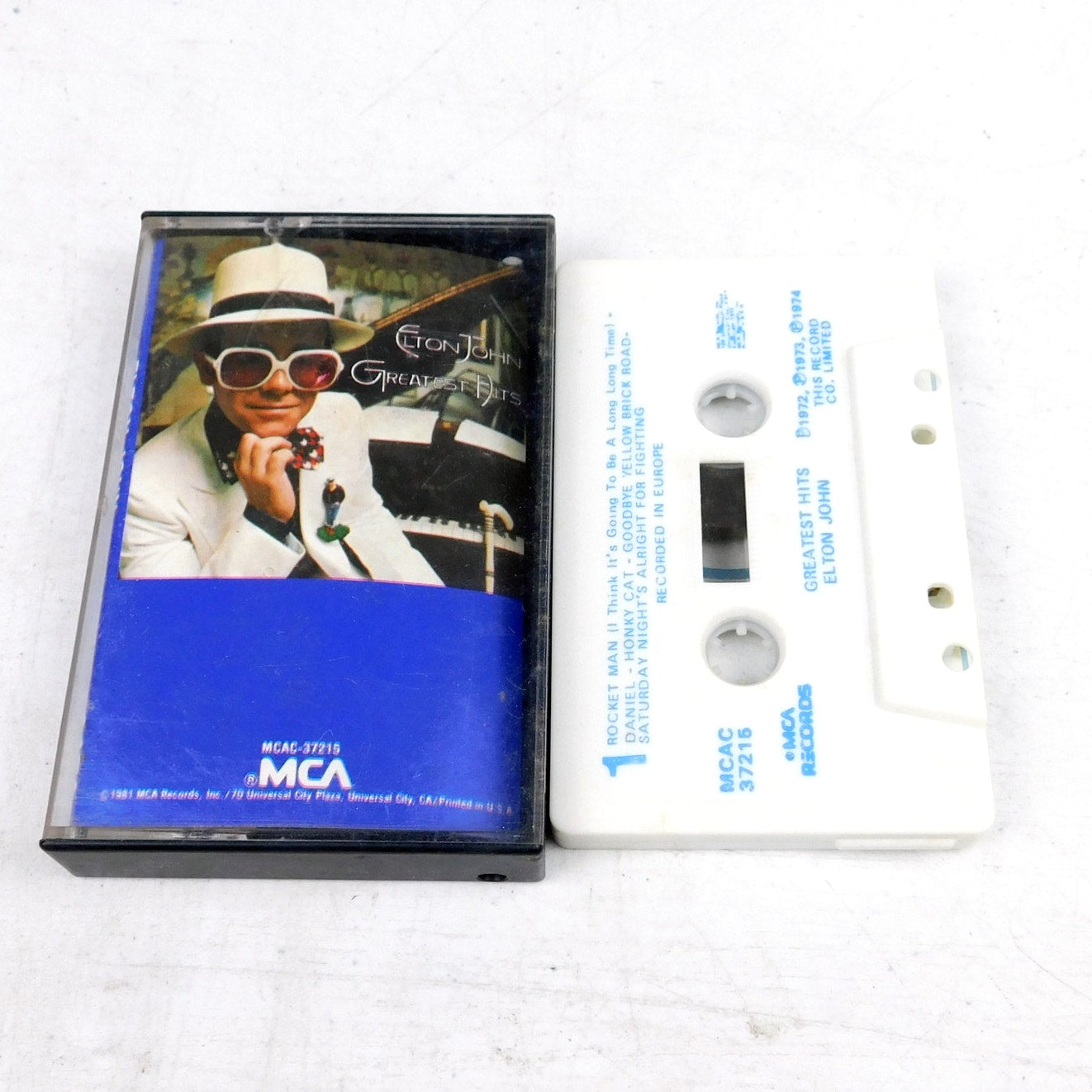 Elton John Greatest Hits Cassette Tape Tested MCA Records 1974 MCAC-37215