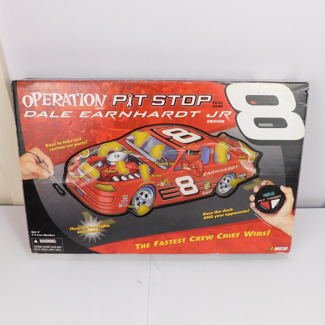 Operation Pit Stop Dale Earnhardt Jr Edition Board Game Complete In Box 2004