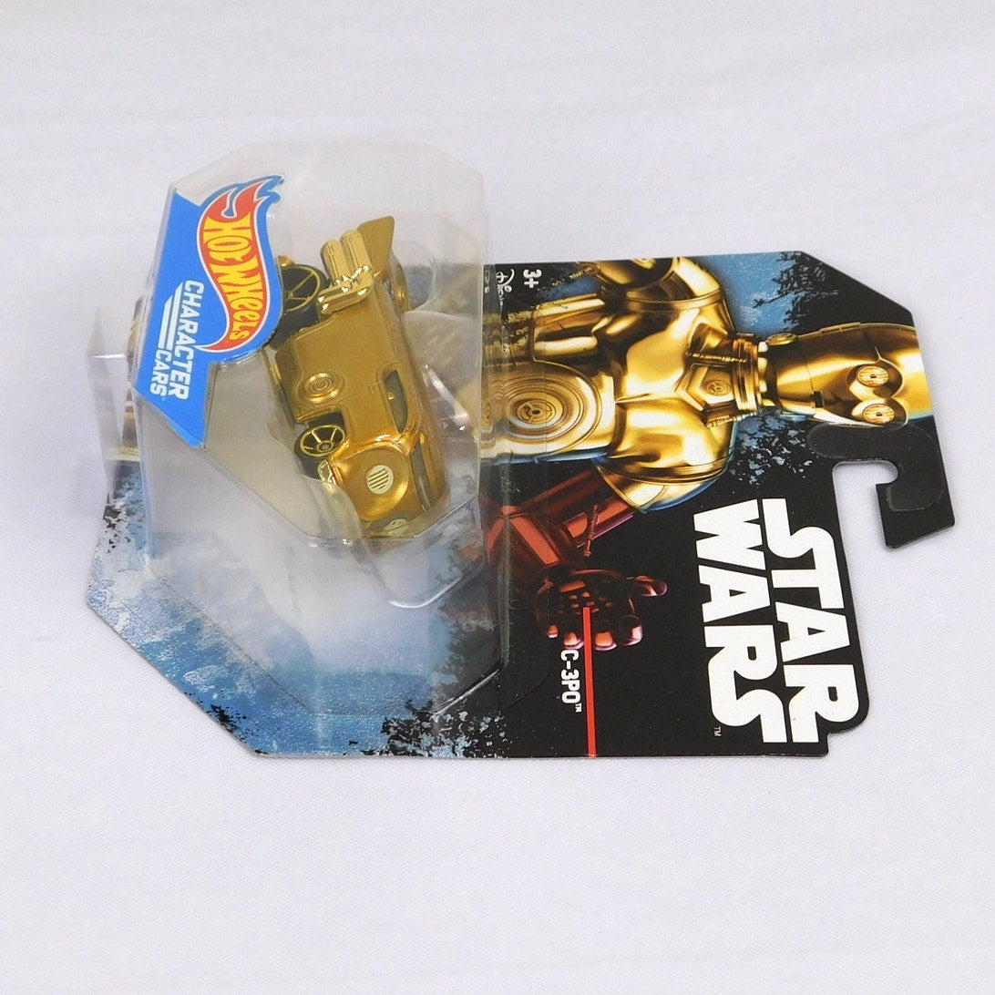 Star Wars C-3PO Hot Wheels Character Cars Diecast 2014 New Sealed 1/64