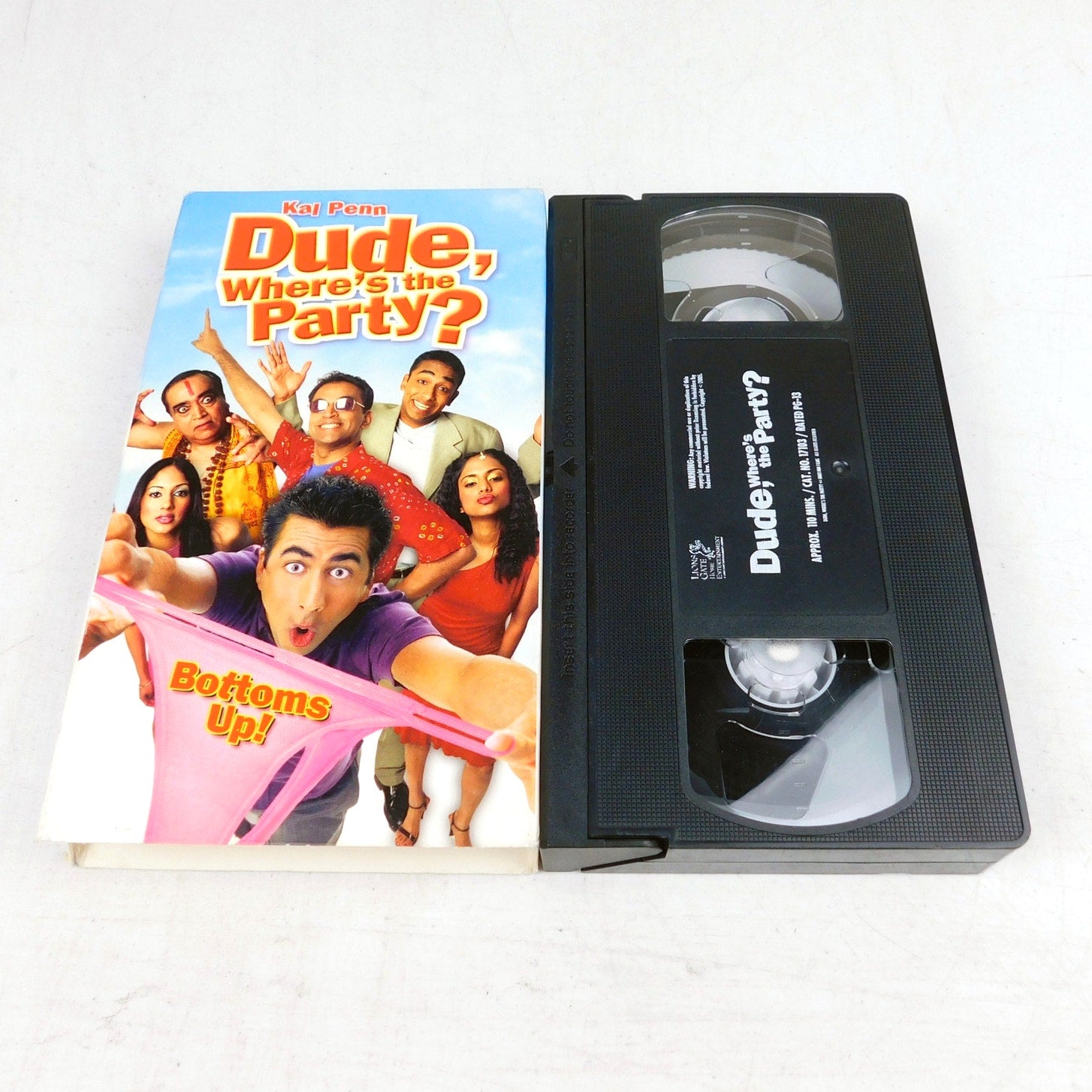 Dude, Where's The Party? VHS Tested Kal Penn 2003 Barnholtz Entertainment