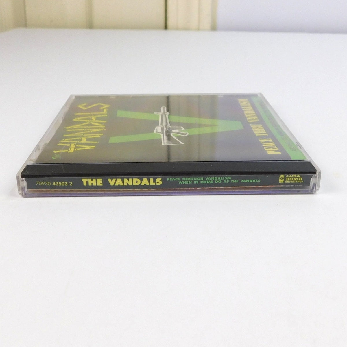 The Vandals Peace Thru Vandalism When in Rome CD 1995 Time Bomb Punk Tested