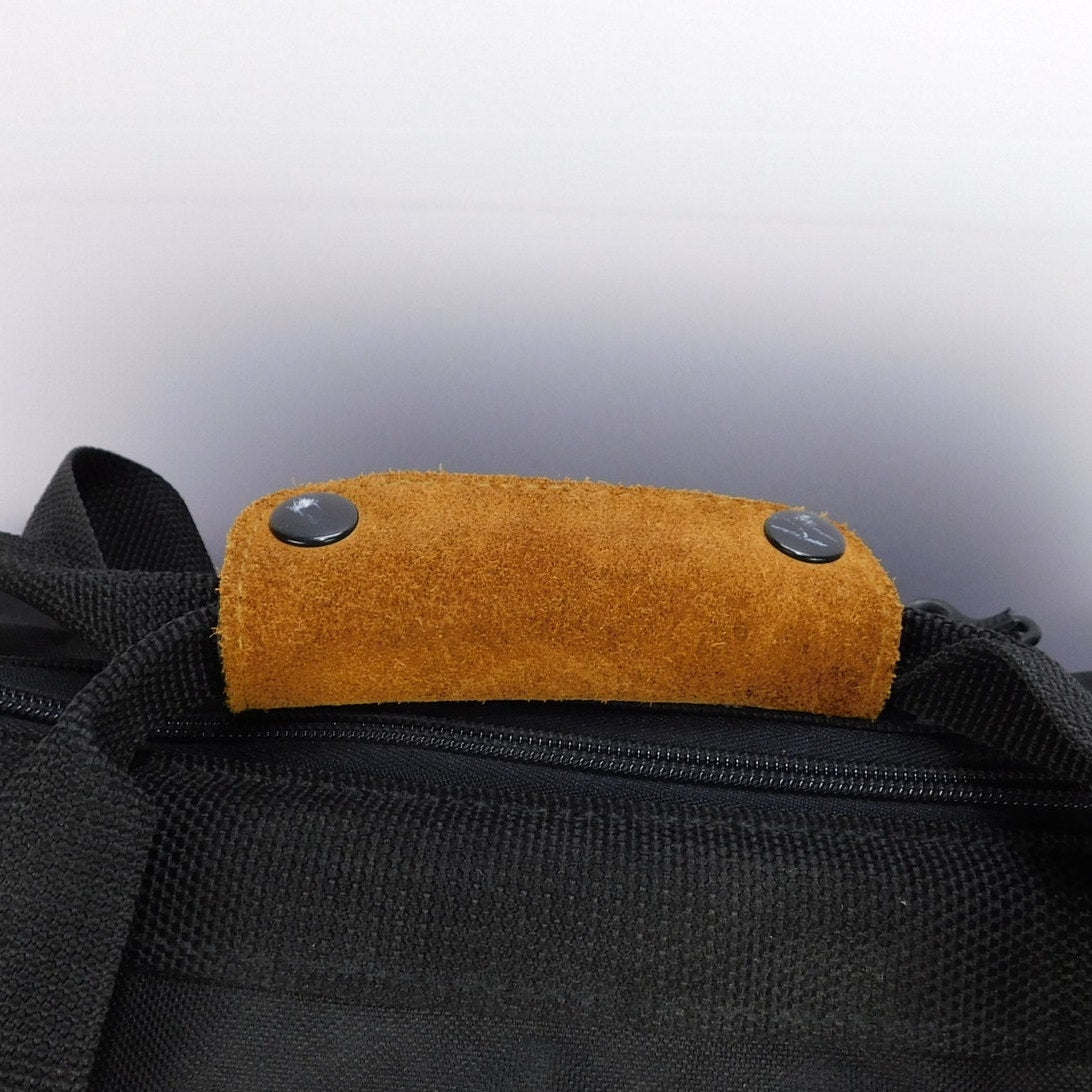 Vintage 90s B.U.M. Equipment Black Duffel Gym Travel Bag Shoulder Strap Black