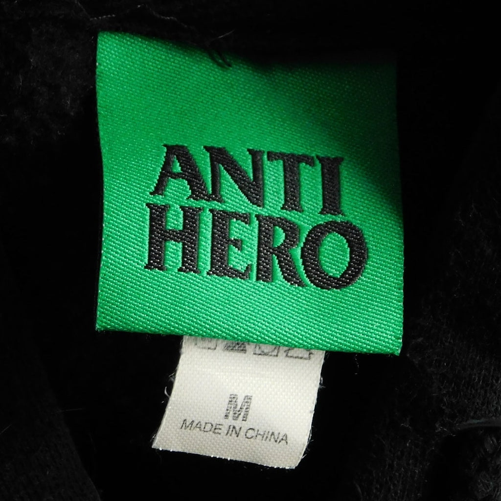 Anti Hero Skateboards Eagle Logo Hoodie Black Pullover Sweatshirt Mens Medium