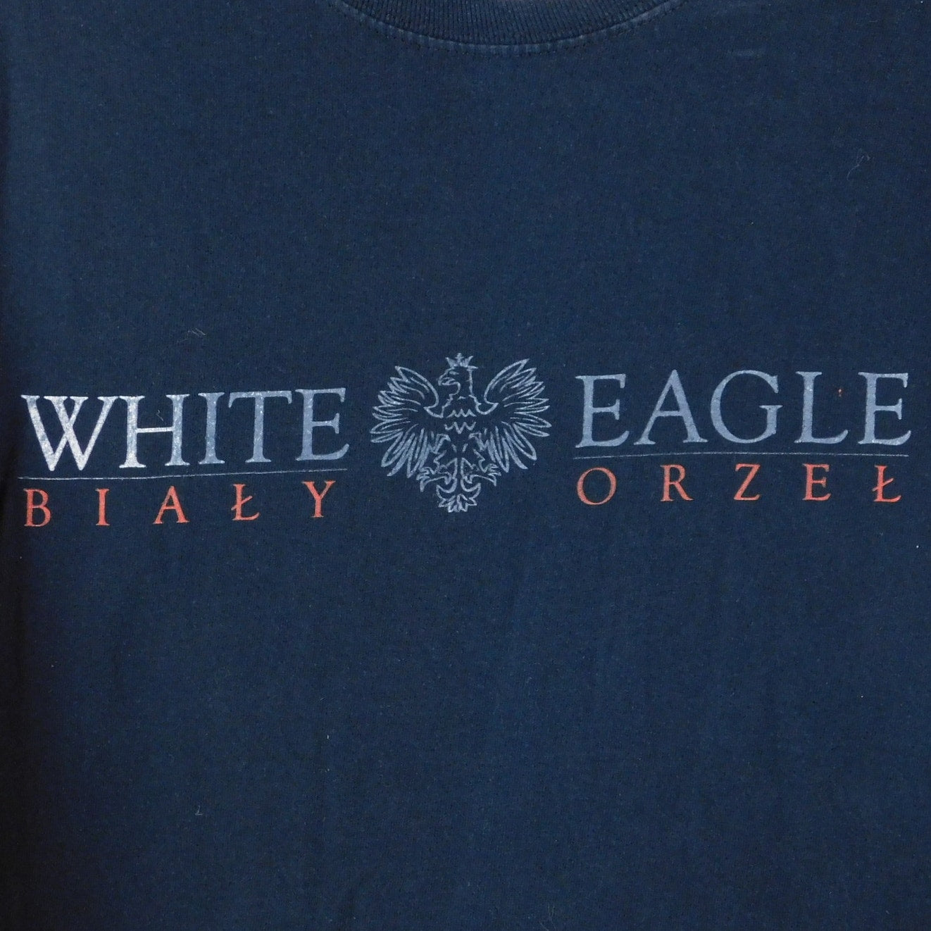 White Eagle Polish Club Long Sleeve T Shirt - Size XL