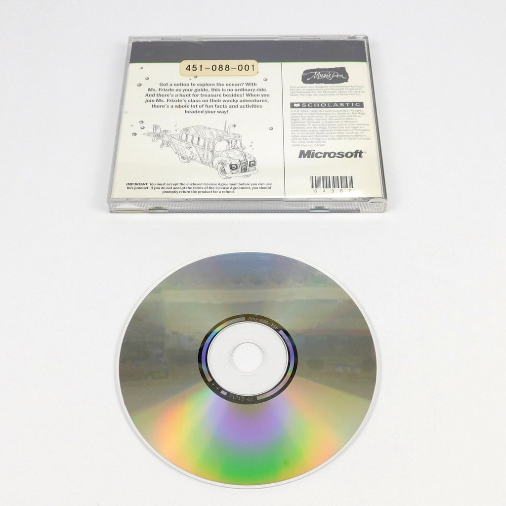 The Magic School Bus Explores the Ocean Mac OS CD-ROM Microsoft Scholastic 1996
